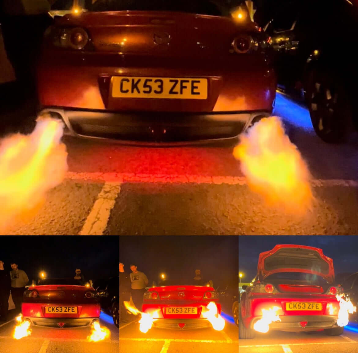 Mazda RX8 Dual Flamer Kit - Performance Exhaust Flames| NKE Performance UK