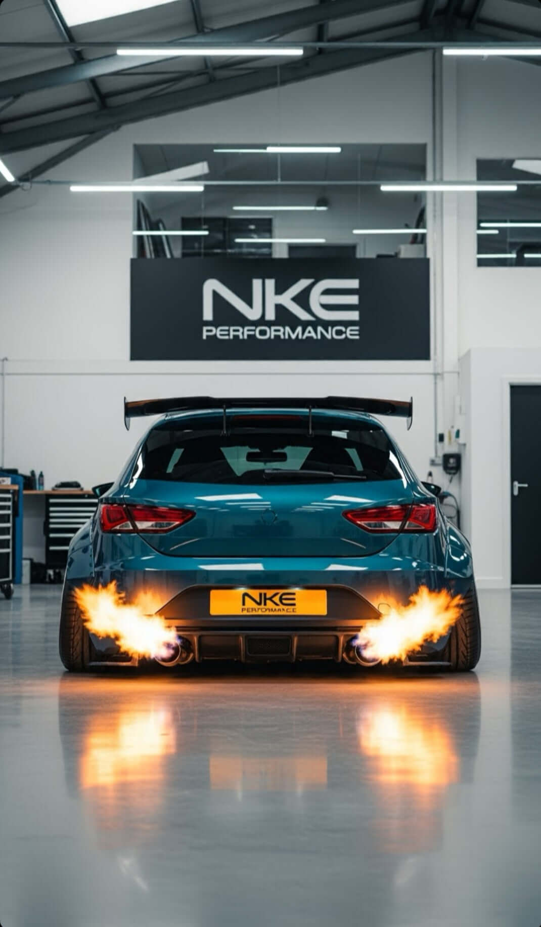 Seat Leon Dual Flamer Kit - Performance Exhaust Flamer Kit | NKE Performance UK