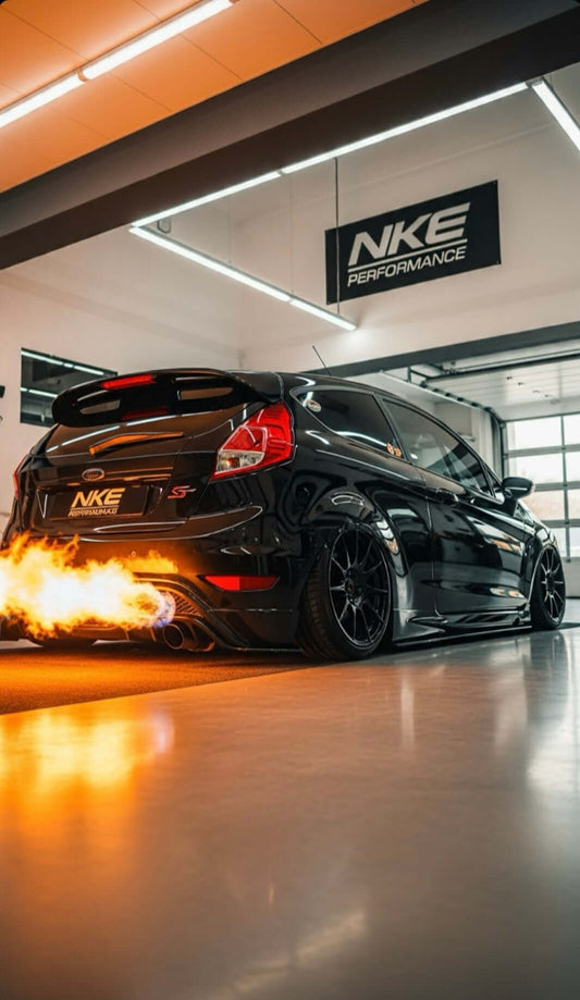 Ford Fiesta ST180 ST200 Single Flamer Kit - Performance Exhaust Flames | NKE Performance UK