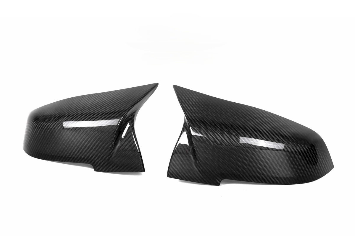 V Style Pre-Preg Carbon Fibre Replacement Mirror Covers for BMW 1 Series F20 F21 11-19