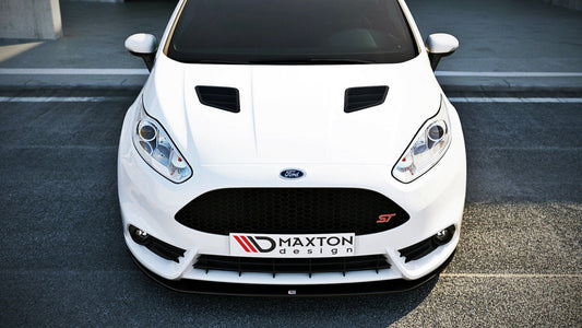 Maxton Design Front Splitter V.2 for Ford Fiesta MK7.5 ST 180 (2013-2017)