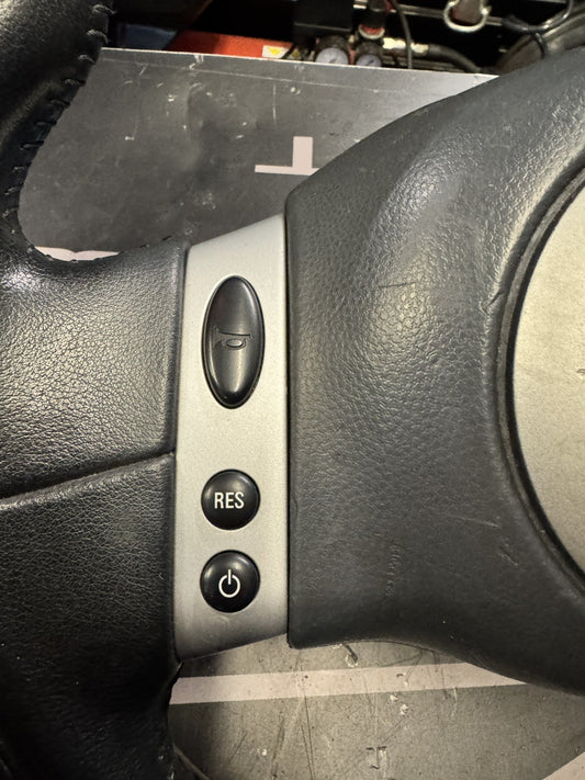 Mini R50 R53 Steering Wheel Multifunction Perforated Leather Cooper S Sport R52