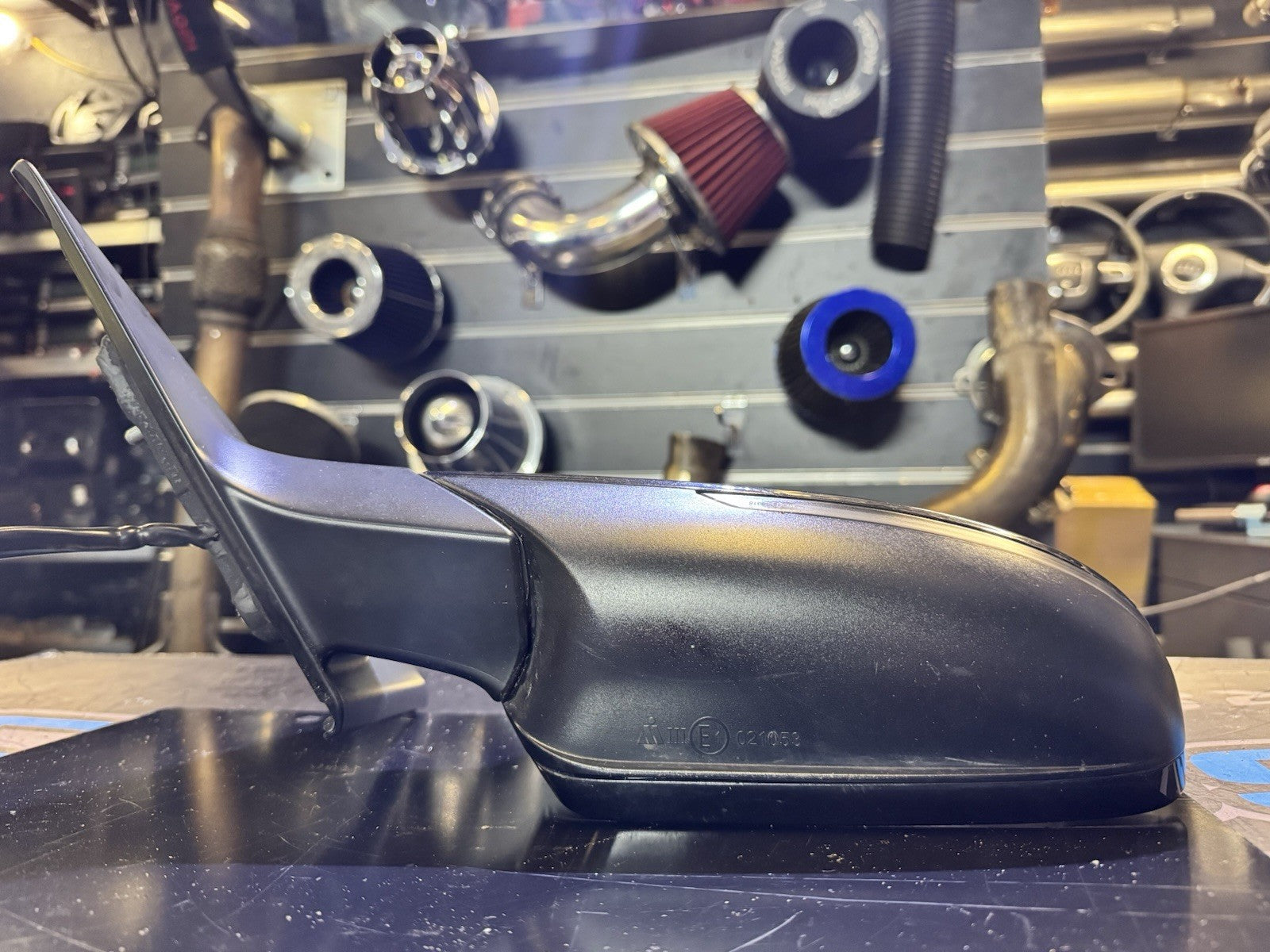 2012 AUDI A5 2.0 TDI S-LINE CONVERTIBLE PASSENGER WING MIRROR NEARSIDE BLACK