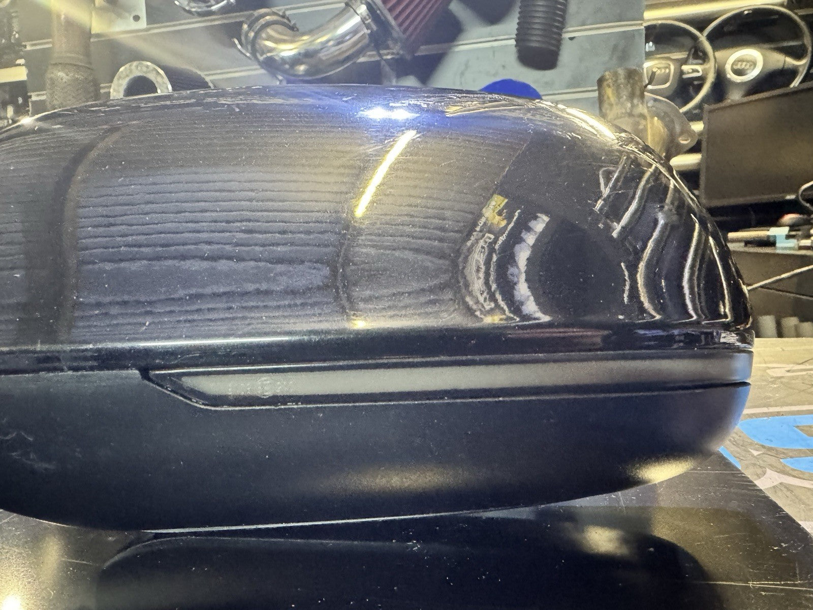 2012 AUDI A5 2.0 TDI S-LINE CONVERTIBLE PASSENGER WING MIRROR NEARSIDE BLACK