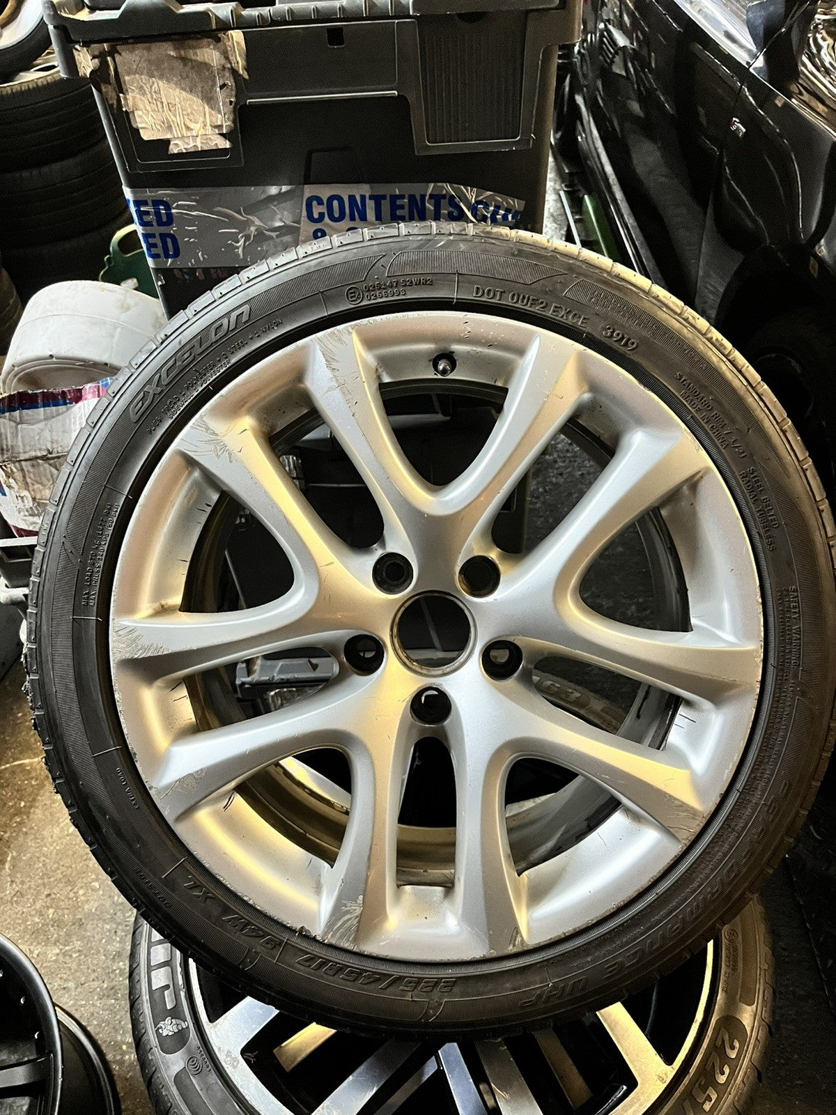 VOLKSWAGEN SCIROCCO TMK3 2009-2017 SINGLE ALLOY WHEEL W/ TYRE 17 INCH 1K8601025B