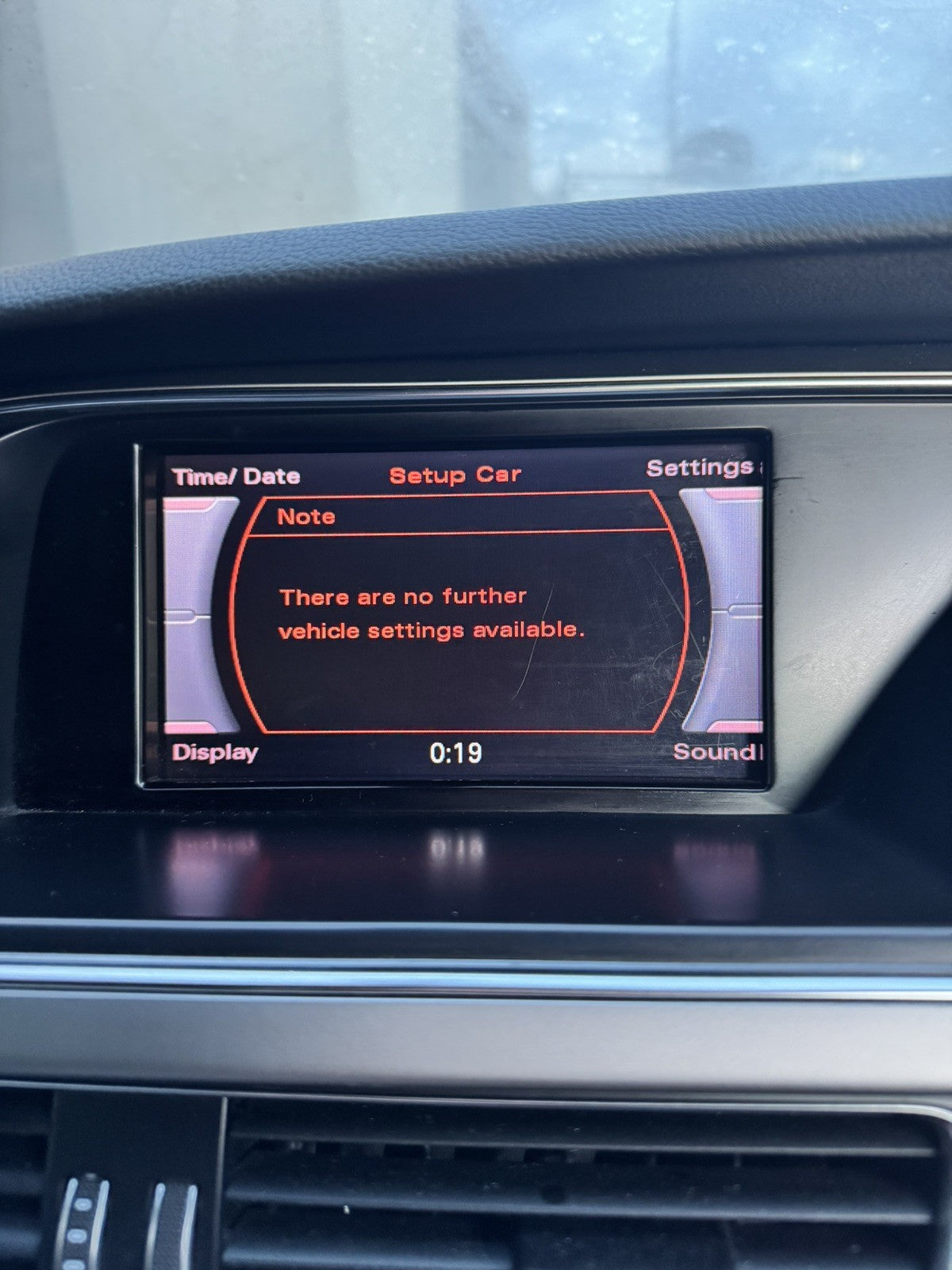 GENUINE AUDI A5 8T MONITOR DISPLAY SCREEN UNIT 8T0 919 603F