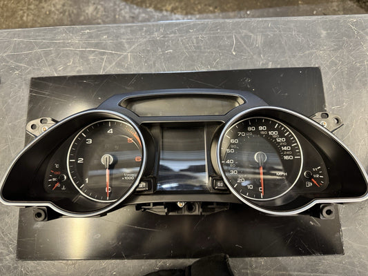AUDI A5 2.0 TDI S-LINE B8 8T 2012 SPEEDOMETER INSTRUMENT CLUSTER SPEEDO