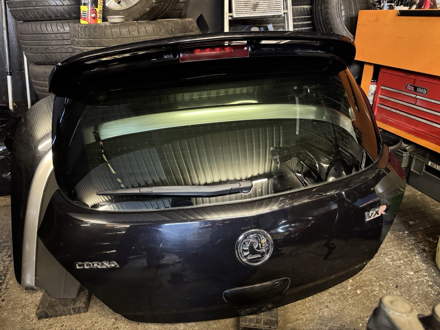 Vauxhall Corsa D VXR Bootlid Complete With Spoiler Black