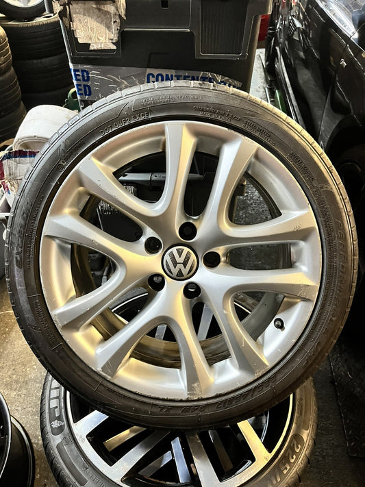 VOLKSWAGEN SCIROCCO TMK3 2009-2017 SINGLE ALLOY WHEEL W/ TYRE 17 INCH 1K8601025B