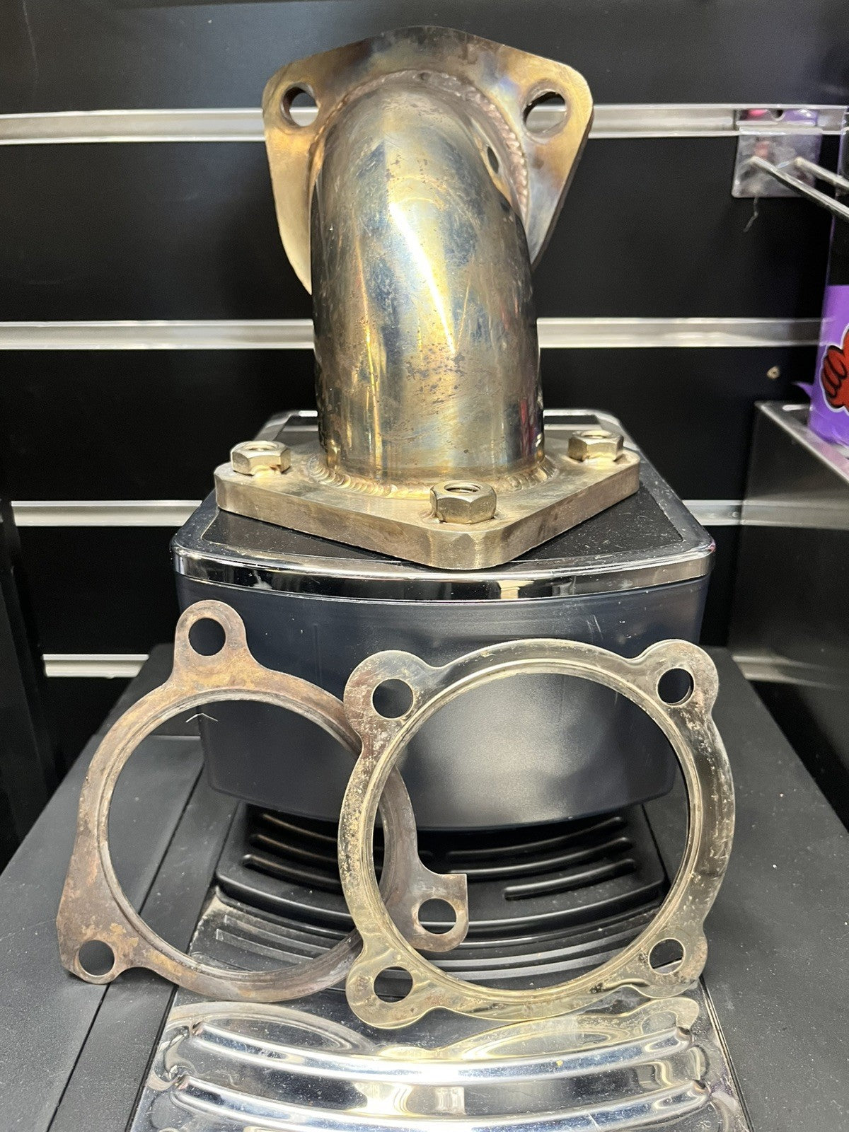 Audi VW Skoda Seat 20VT1.8Turbo K03 TO K04 Downpipe Adapter Borgwarner 