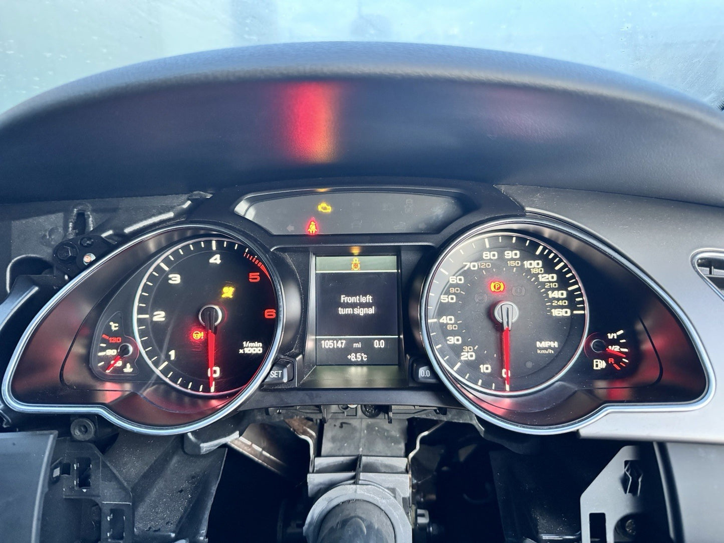 AUDI A5 2.0 TDI S-LINE B8 8T 2012 SPEEDOMETER INSTRUMENT CLUSTER SPEEDO