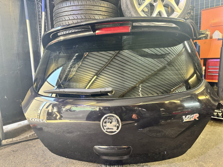 Vauxhall Corsa D VXR Bootlid Complete With Spoiler Black