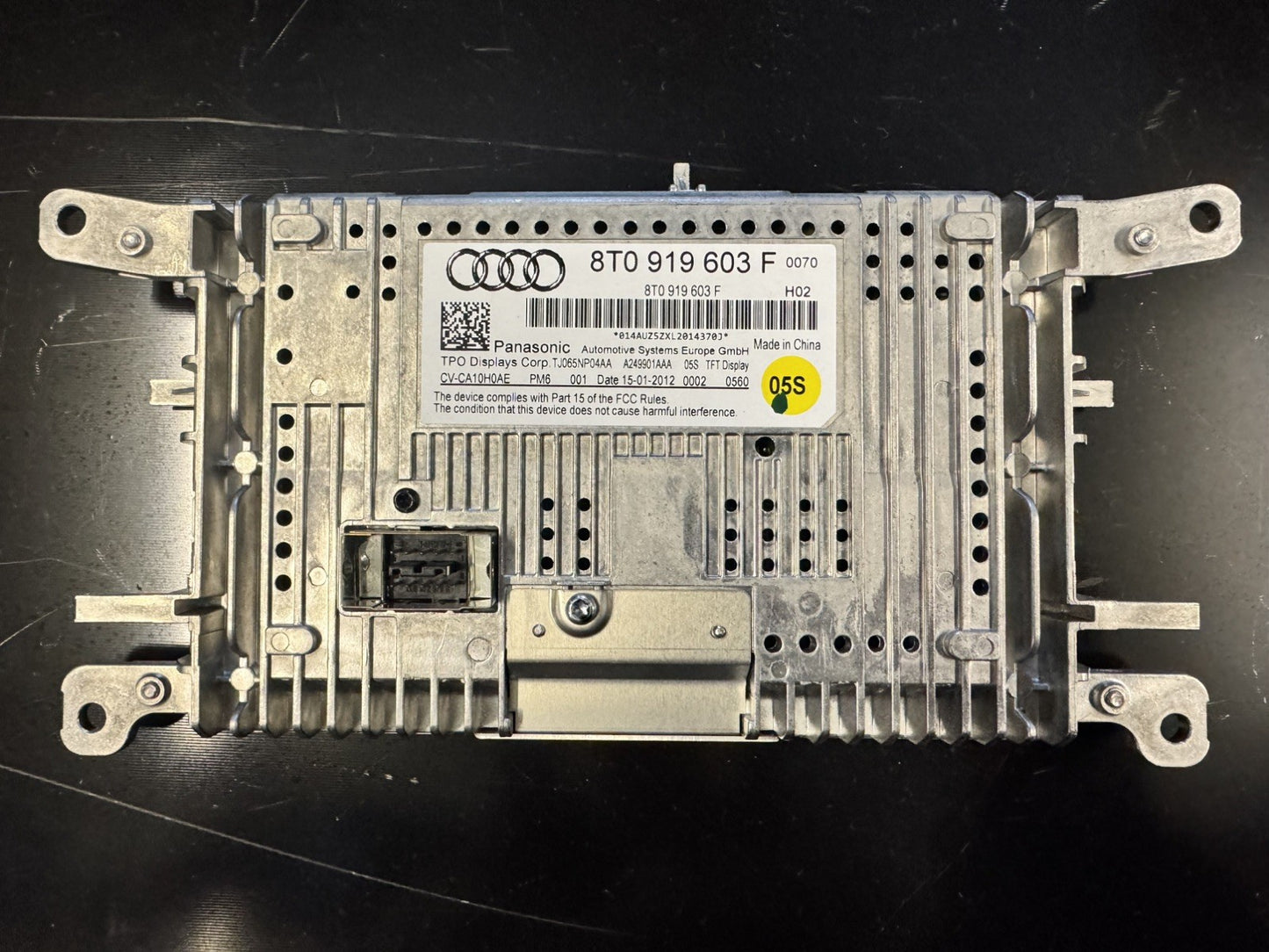 GENUINE AUDI A5 8T MONITOR DISPLAY SCREEN UNIT 8T0 919 603F