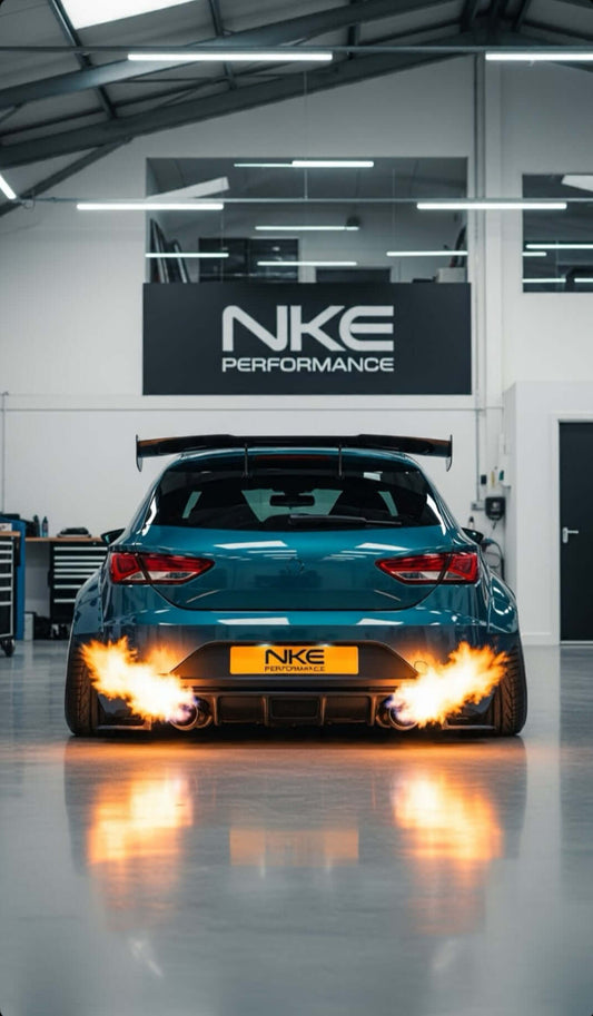 Seat Leon Dual Flamer Kit - Performance Exhaust Flamer Kit | NKE Performance UK