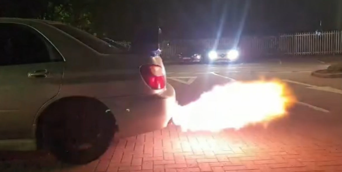 NKE Quad Exhaust ‘V2’ NKE Flamer Kit – Universal Flame Kit UK | Flame Thrower for Petrol Cars