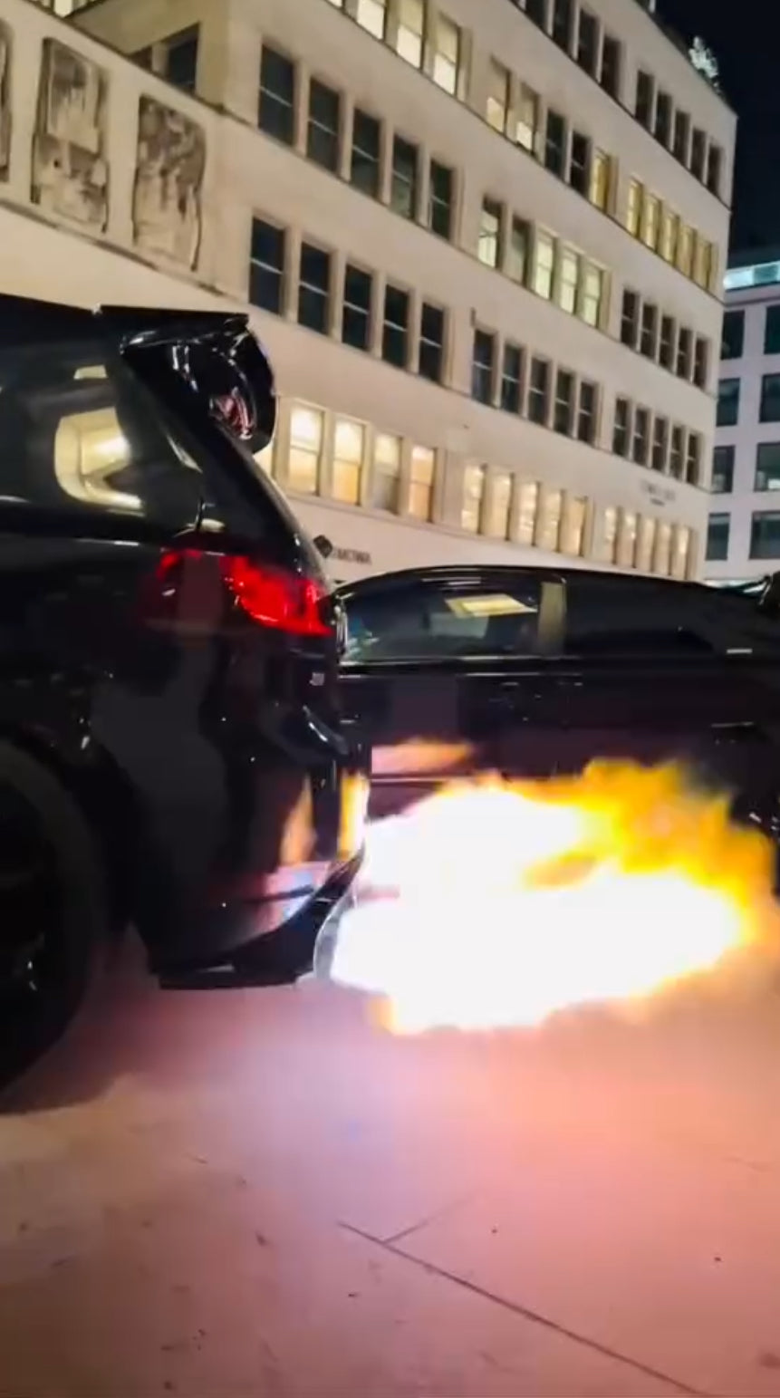 NKE Quad Exhaust ‘V2’ NKE Flamer Kit – Universal Flame Kit UK | Flame Thrower for Petrol Cars