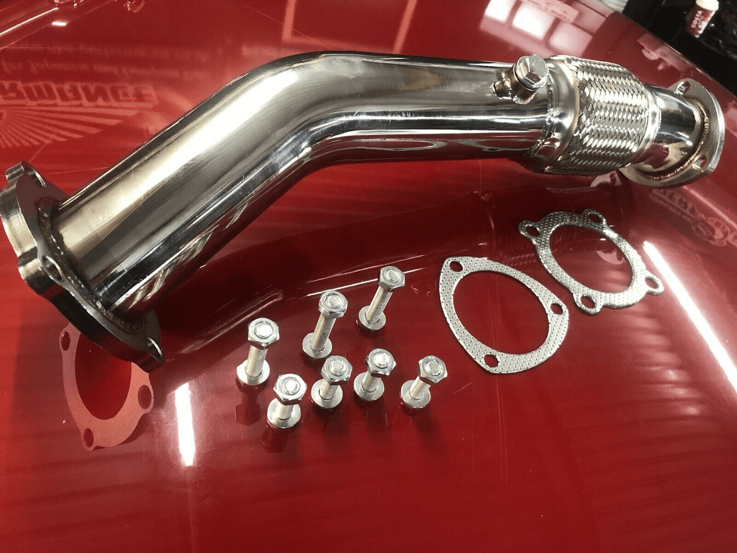 3″ Exhaust Decat Downpipe – VW Golf MK4 / Bora / Audi A3 / TT / Skoda Octavia / Seat Leon 1.8T 00-04