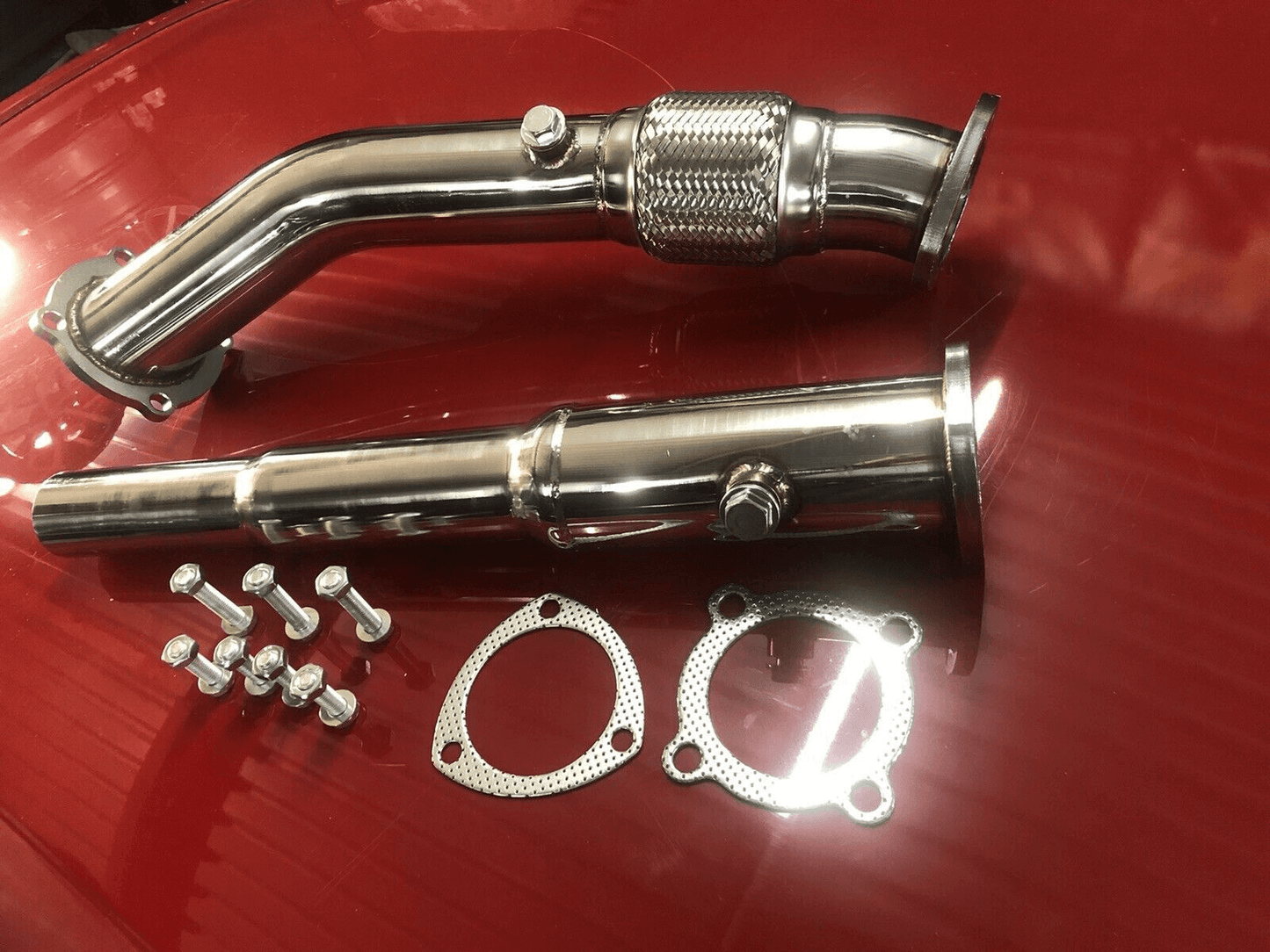 3″ Exhaust Decat Downpipe – VW Golf MK4 / Bora / Audi A3 / TT / Skoda Octavia / Seat Leon 1.8T 00-04