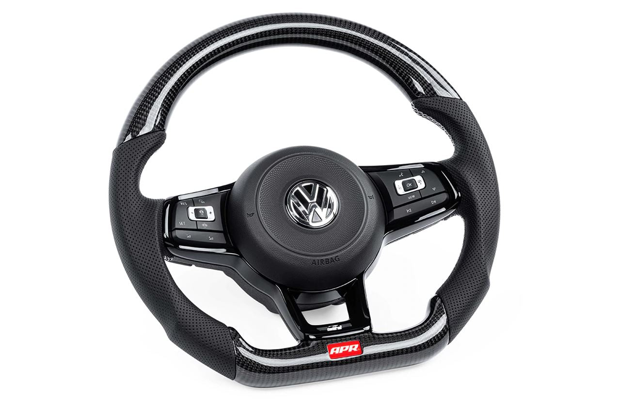 APR Carbon Fibre / Perforated Leather Steering Wheel Golf Mk7/Mk7.5 R / GTI / GTD