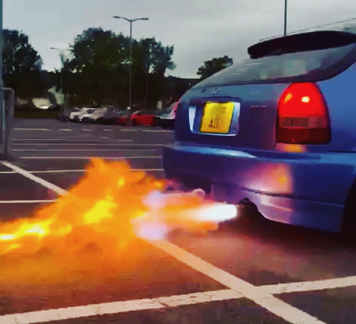 NKE V2 Single Exhaust Flamer Kit