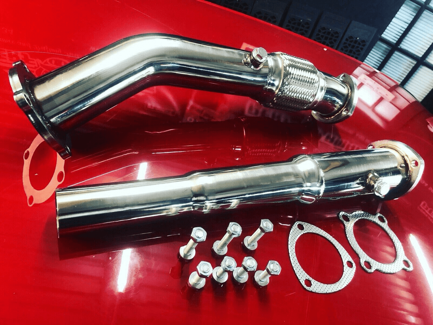 3″ Exhaust Decat Downpipe – VW Golf MK4 / Bora / Audi A3 / TT / Skoda Octavia / Seat Leon 1.8T 00-04