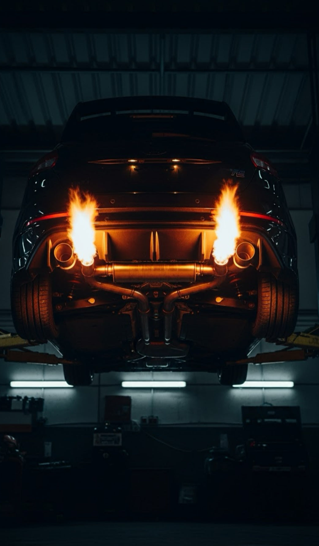 Ford Focus RS Mk3 Dual Flamer Kit - Performance Exhaust | NKE Performance