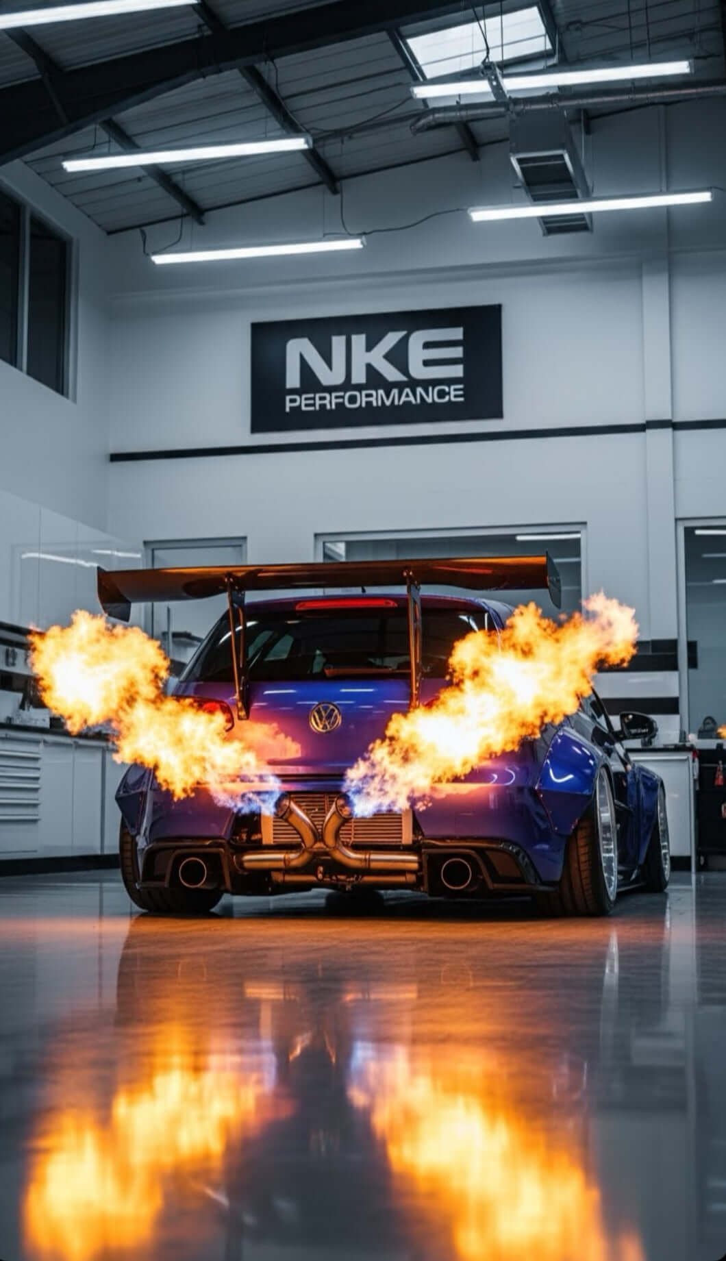 VW Golf NKE Dual Flamer Kit
