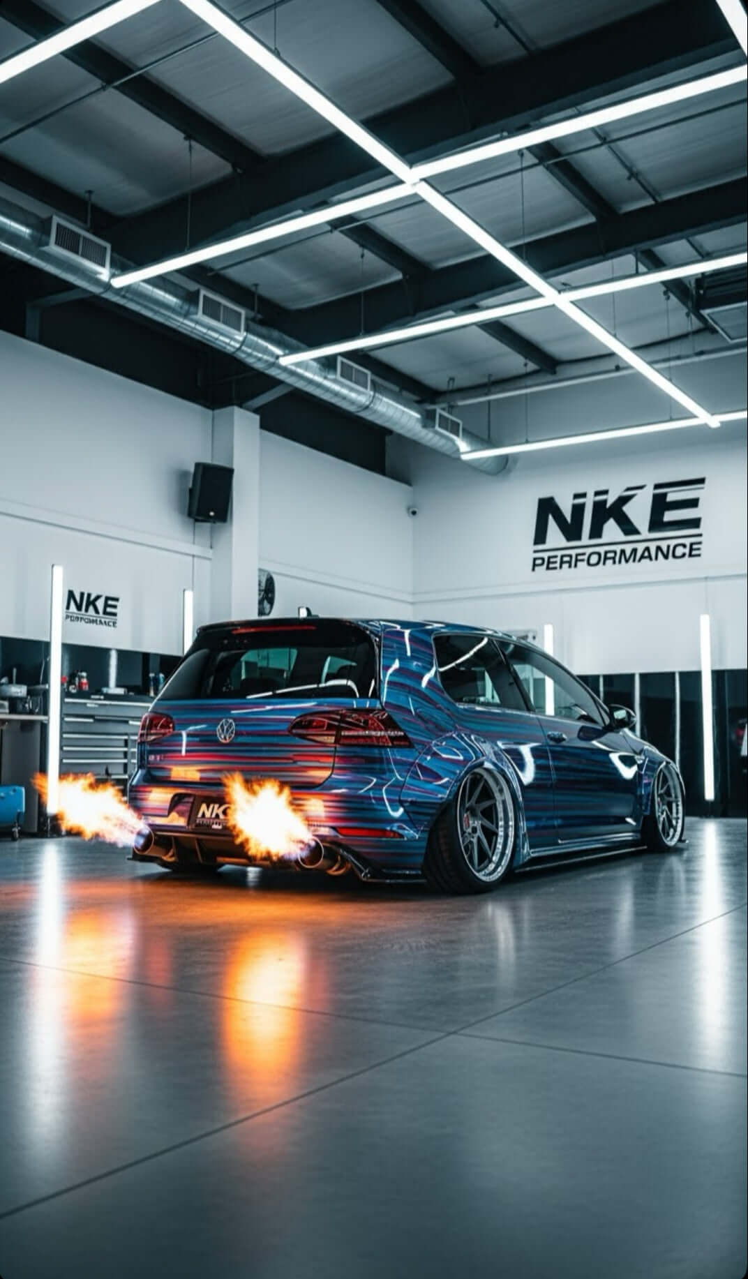 VW Golf NKE Dual Flamer Kit