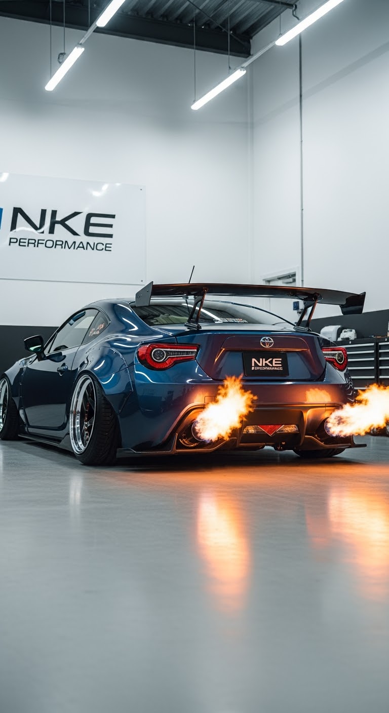 Toyota GT86 Single Flamer Kit - Performance Exhaust Flamer Kit | NKE Performance