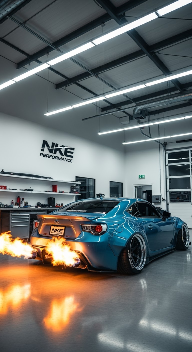 Toyota GT86 Single Flamer Kit - Performance Exhaust Flamer Kit | NKE Performance