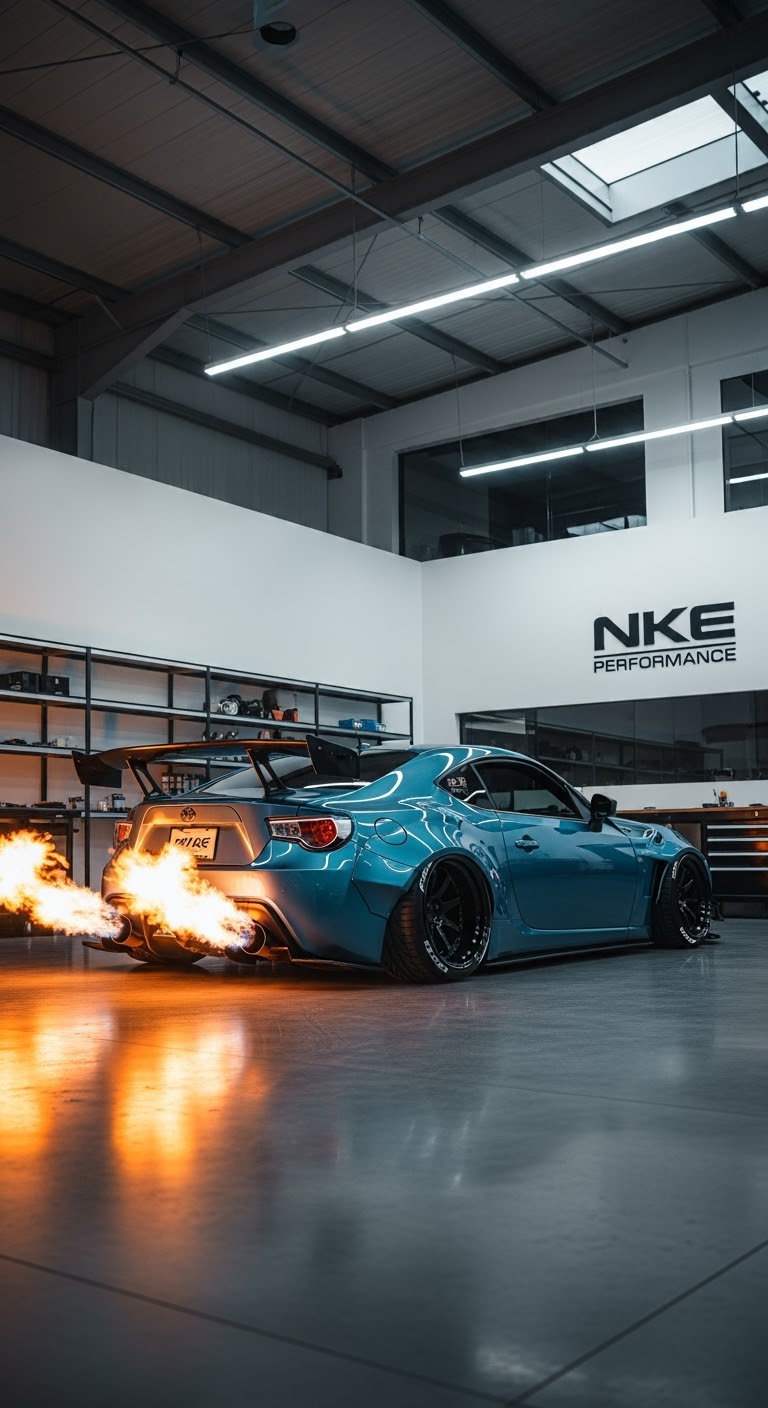 Toyota GT86 Single Flamer Kit - Performance Exhaust Flamer Kit | NKE Performance