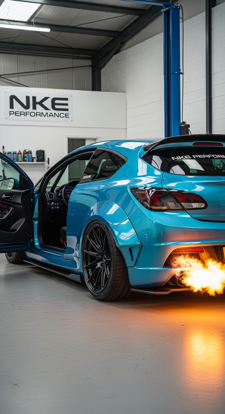 Vauxhall Astra J VXR Single Flamer Kit - Performance Exhaust | NKE Performance UK