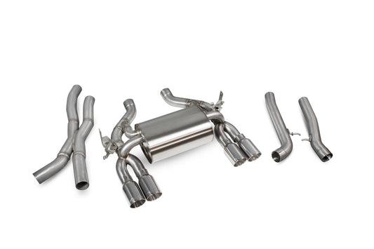 Scorpion BMW M3 (F80)/M4 (F82 F83) (2014-18) Non-Res Cat-Back System With Electronic Valves