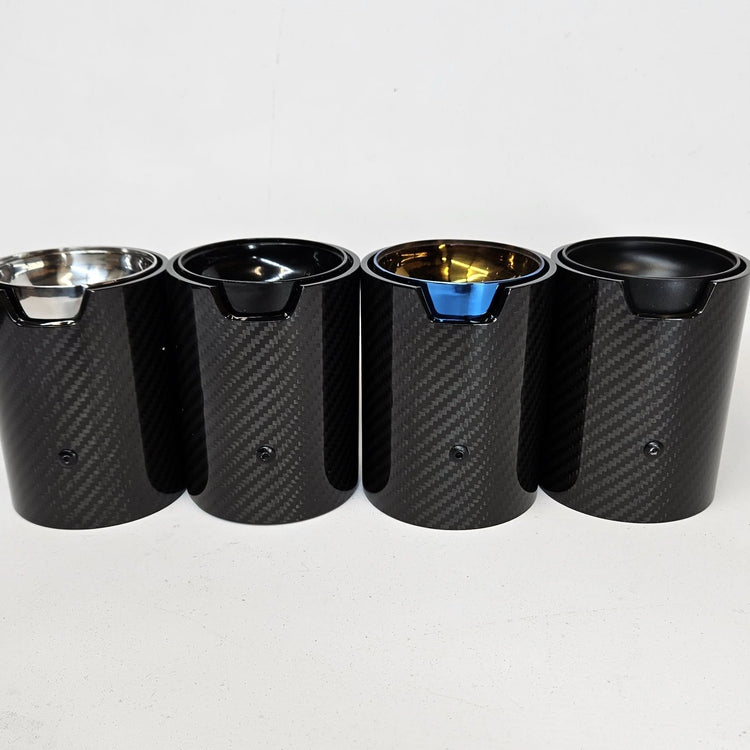 Carbon Fibre Exhaust tip for BMW F06 F12 F13 BMW 6 Series 640D