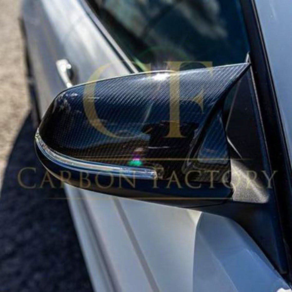 M4 Style Carbon Fibre Replacement Mirror Covers for BMW 3 Series F30 F31 F34 F35 13-19