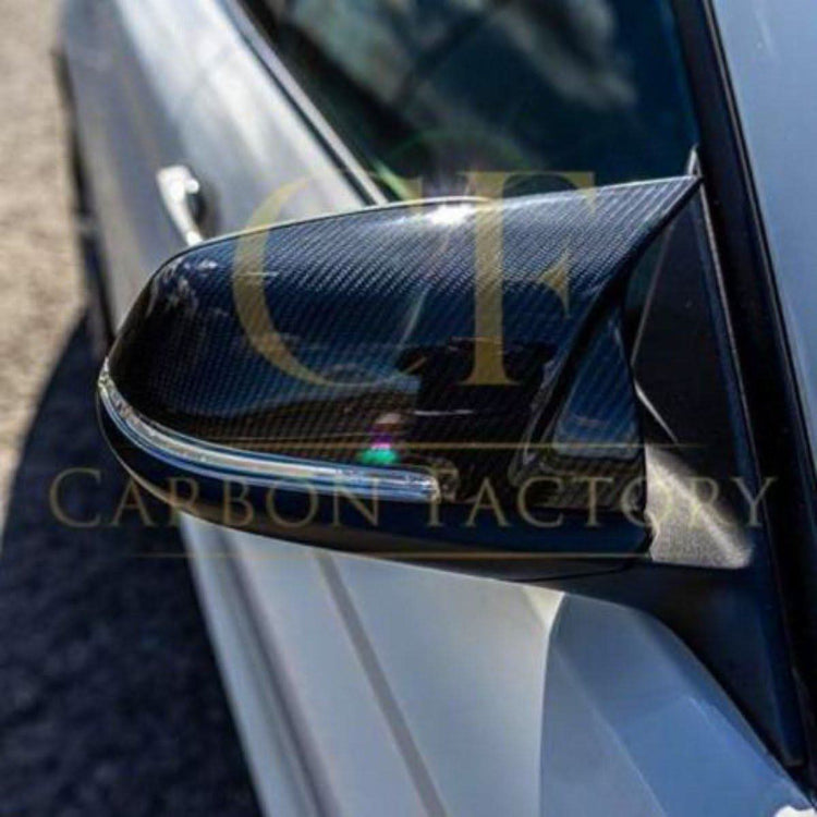 M4 Style Carbon Fibre Replacement Mirror Covers for BMW 3 Series F30 F31 F34 F35 13-19