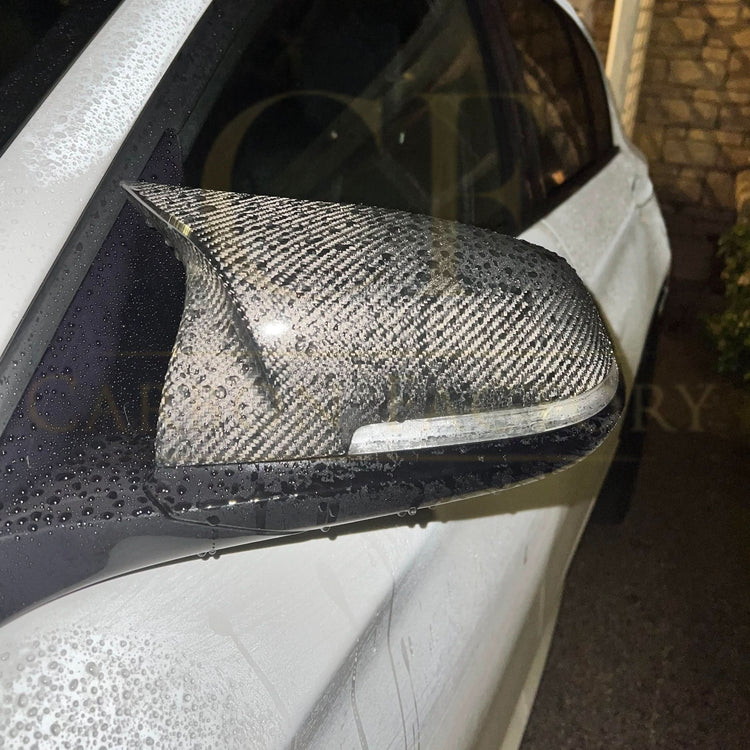 M4 Style Carbon Fibre Replacement Mirror Covers for BMW 3 Series F30 F31 F34 F35 13-19