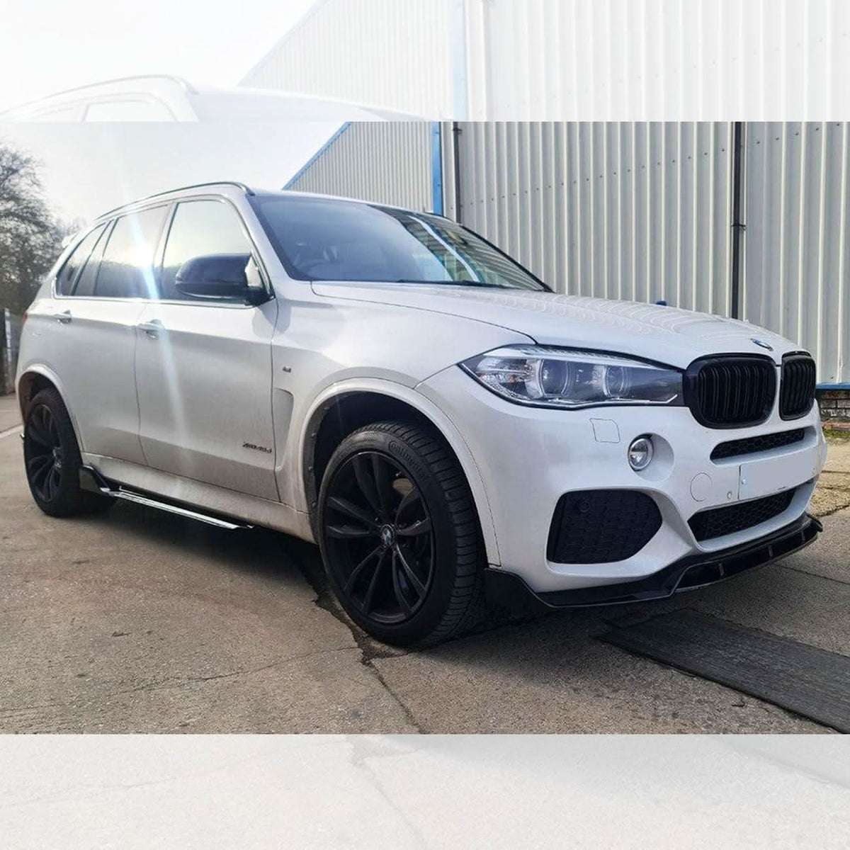 Carbon Factory Style Gloss Black Side Skirts for BMW F15 X5 13-18