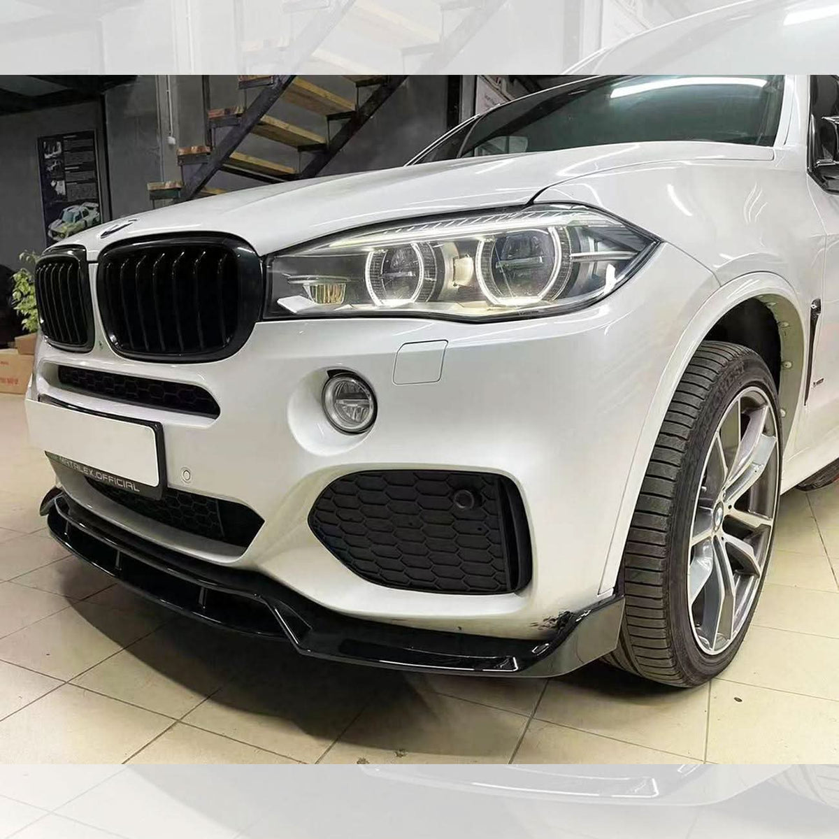 Carbon Factory Style Gloss Black Side Skirts for BMW F15 X5 13-18