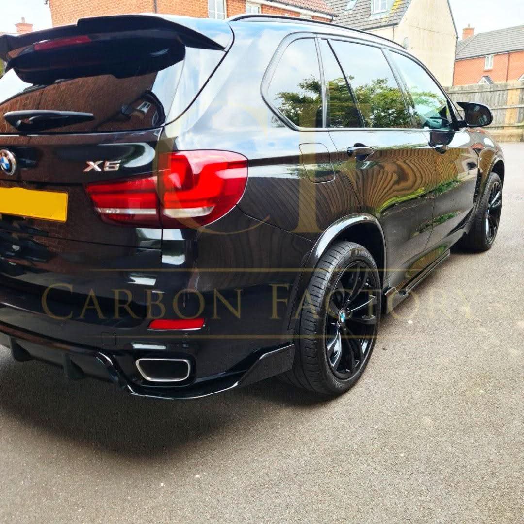 Carbon Factory Style Gloss Black Side Skirts for BMW F15 X5 13-18