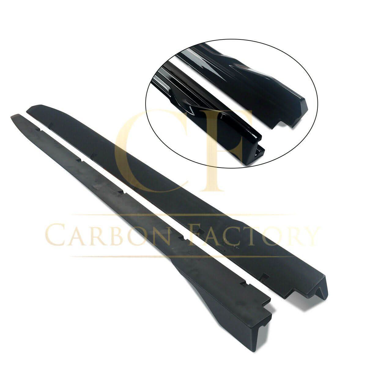 Carbon Factory Style Gloss Black Side Skirts for BMW F15 X5 13-18