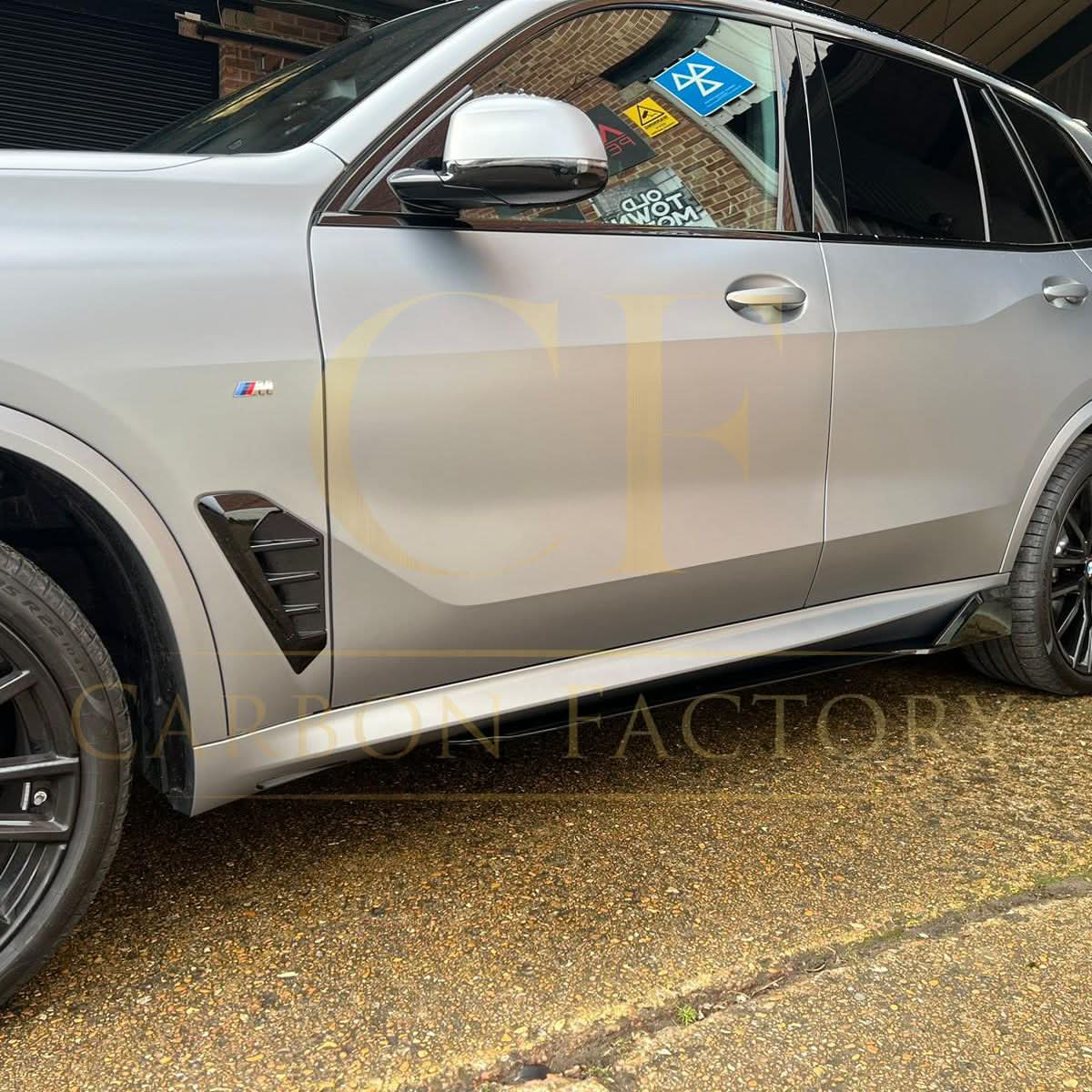 Gloss Black Body Kit 1 Splitter Diffuser Side Skirts Spoiler for BMW G05 LCI X5 23-Present (No Exhaust Tips)