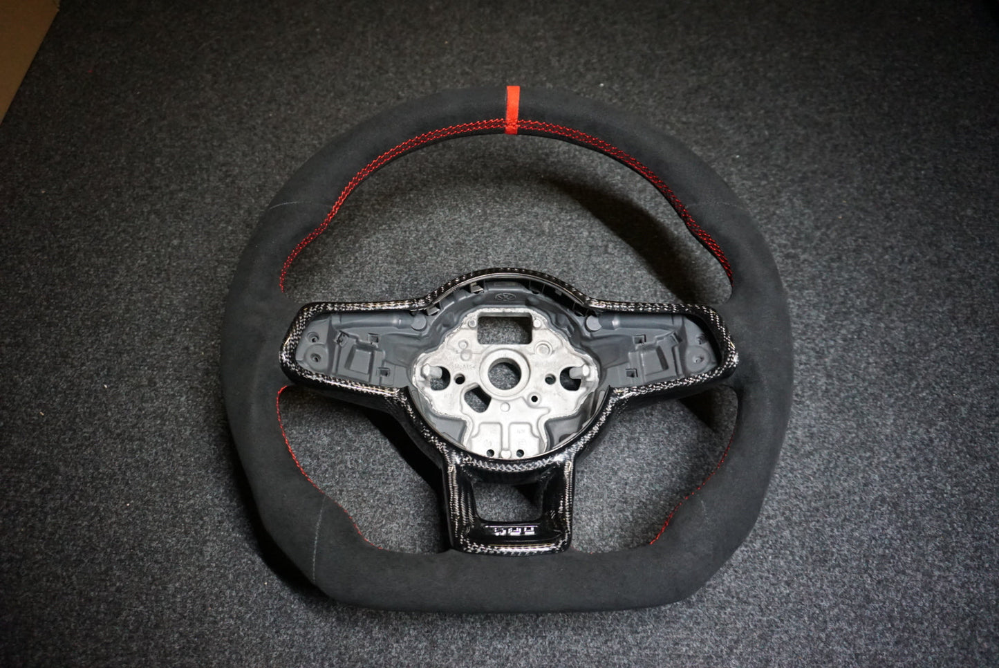 Volkswagen Golf MK7 / MK7.5 Bespoke Custom Alcantara / Leather Steering Wheel (CUSTOM /  GTI / GTD / R-Line / R 2013 - 2020 Models)