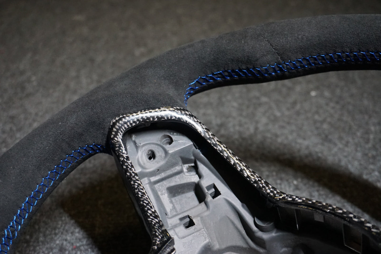 Volkswagen Golf MK7 / MK7.5 Bespoke Custom Alcantara / Leather Steering Wheel (CUSTOM /  GTI / GTD / R-Line / R 2013 - 2020 Models)