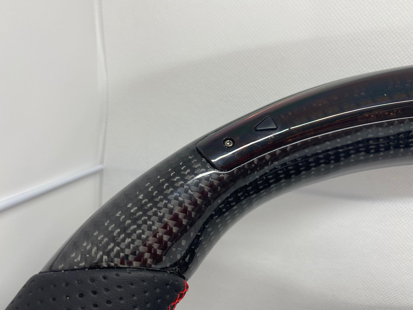 Volkswagen Polo 6C GTI / GT / R Line LED Display Carbon Fibre Steering Wheel (LED CUSTOM / 2014 - 2017 Models)