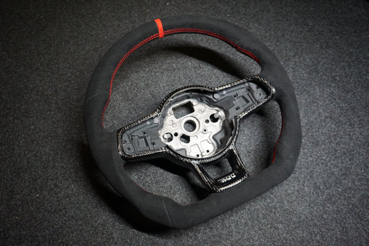 Volkswagen Golf MK7 / MK7.5 Bespoke Custom Alcantara / Leather Steering Wheel (CUSTOM /  GTI / GTD / R-Line / R 2013 - 2020 Models)