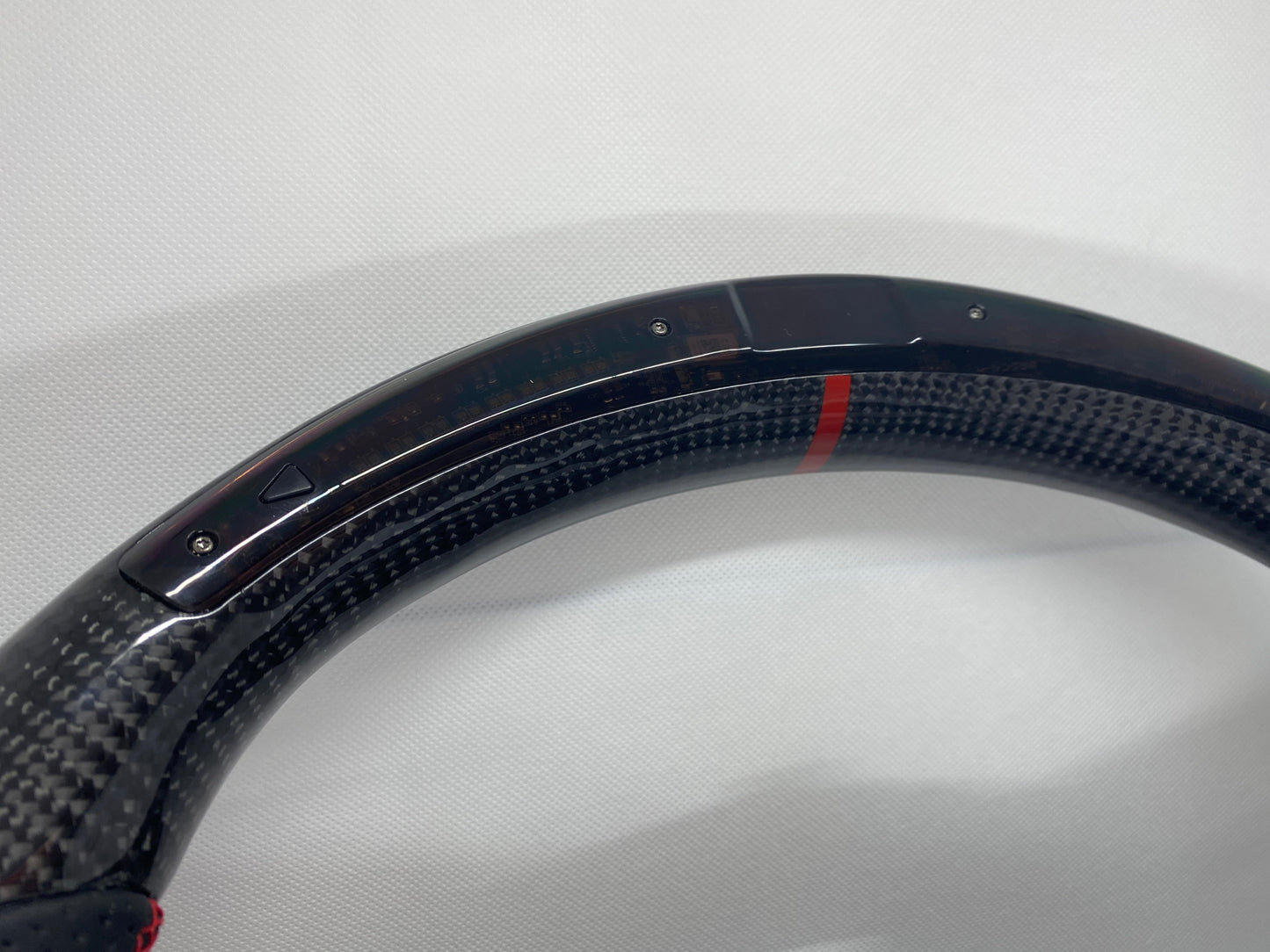 Volkswagen Polo 6C GTI / GT / R Line LED Display Carbon Fibre Steering Wheel (LED CUSTOM / 2014 - 2017 Models)