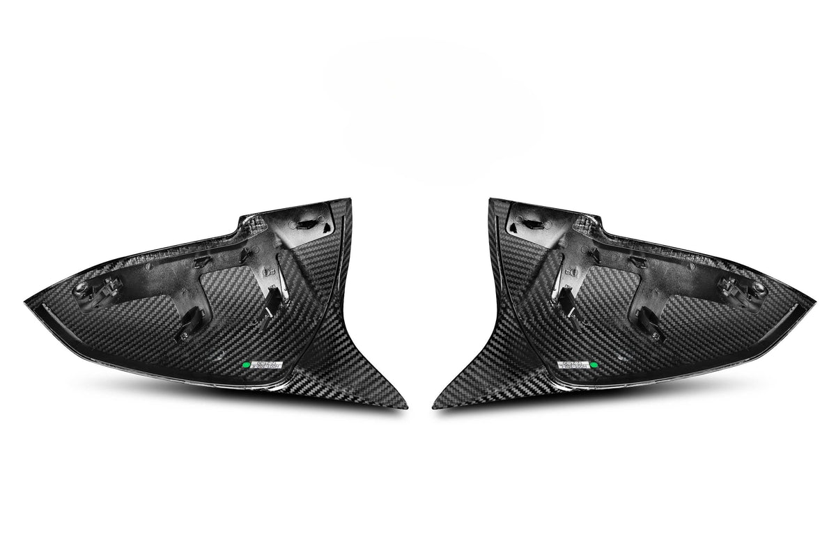 V Style Pre-Preg Carbon Fibre Replacement Mirror Covers for BMW 1 Series F20 F21 11-19
