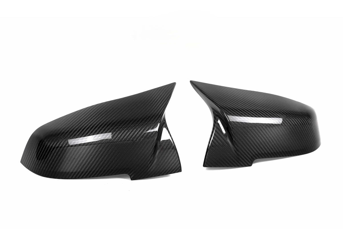V Style Pre-Preg Carbon Fibre Replacement Mirror Covers for BMW 1 Series F20 F21 11-19